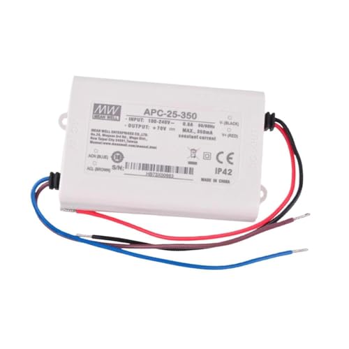 Image of MEANWELL APC-25-350 25W 350mA 25.70VDC Constant Current LED Power Supply
