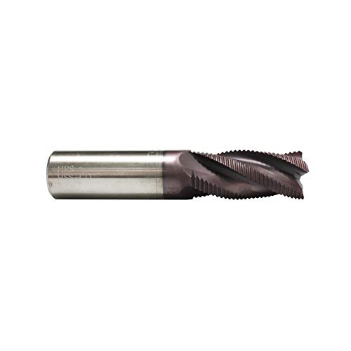 Image of HFS(R) Roughing End Mill Square End Mill 4 Flute M42 8% Cobalt TiAlN for Steel 3 /4 inch Dia.
