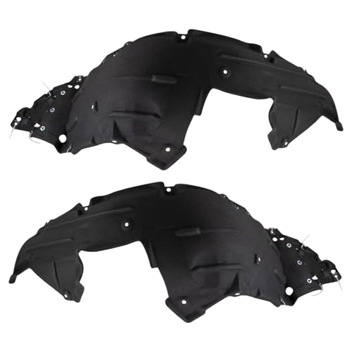 Image of TRQ Front Driver and Passenger Side Inner Fender Liner Set Compatible with 2019-2022 Honda HR-V LX EX EX-L