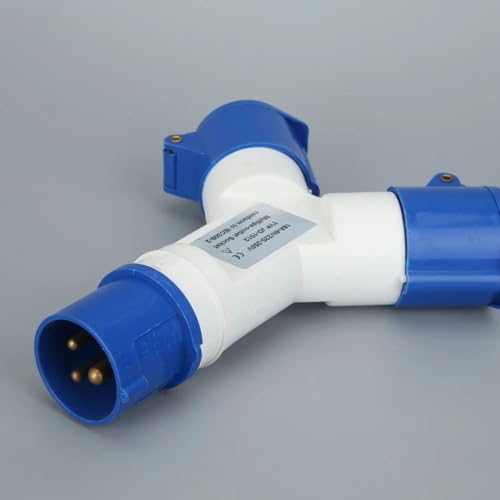 Enchufe industrial de 3 pines 16A y 220V ideal para conexiones seguras IP44 5