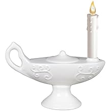 Prestige Medical Ceramic 1897 Battery Powered Nurse Graduation Lamp, Large