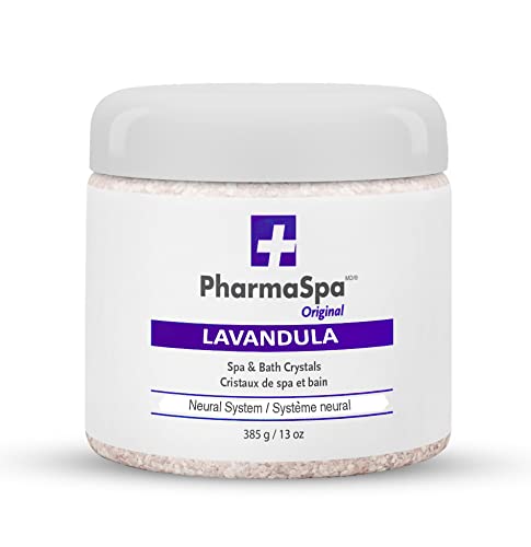 Original: Spa and Bath Crystals with All-Natural Extracts - 385 g/13 oz – Epsom Bath Salt for Hot Tub Aromatherapy and Relaxation – Gluten Free, Parabens Free, Cruelty Free (LAVANDULA)