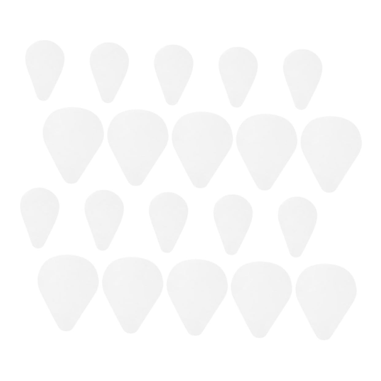 OFFSCH 20pcs Transparent Silicone Flute Non-slip Cushions: Non-slip Self-adhesive Pads For Flute Accessories - Ultra-thin Design For Smooth Performance