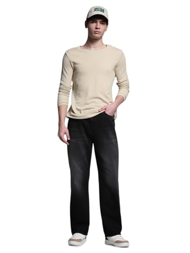 Image of Jack & Jones Men's Loose Fit Jeans | High Rise | Jeans for Men