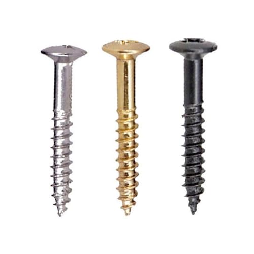 Vis de montage Humbucker en acier inoxydable 2,5 mm x 18 mm lot de 10 pièces pour guitare
