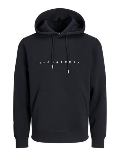 Jack & Jones Jjestar JJ Sweat Hood Noos Sudadera con Capucha, Hombre, Negro, XL