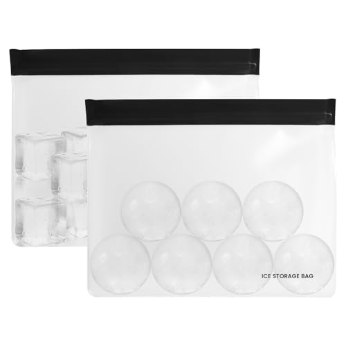 2 bolsas reutilizables para almacenamiento de hielo con cierre seguro miniatura 1