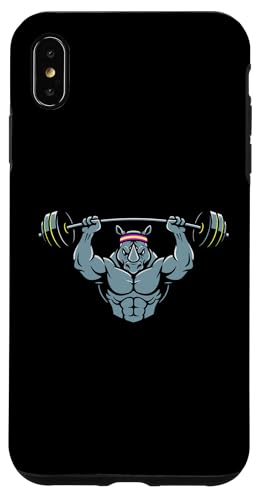 �W���̋ؗ̓t�@���̂��߂�Rhinoceros�E�G�C�g���t�e�B���O�O���t�B�b�N�B �X�}�z�P�[�X iPhone XS Max �p