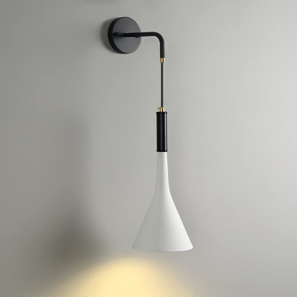 SXECAEPS Wall Lamps Sconces Light Indoor Led 8w Black Metal 3000k Warm White Modern Creative Decorative Sconce for Living Room Bedroom Hallway Corridor(C)