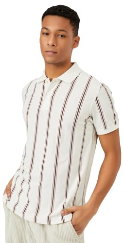 Image of Max Men Striped Polo T-Shirt