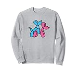 Balloon artist, balloon twister, mating dogs balloon animal Sweatshirt