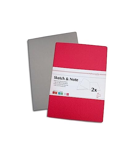 Sketch & Note 125 g/m², Caderneta, Set Cinza/Pink, Tam A6, 20 Fls. Cada