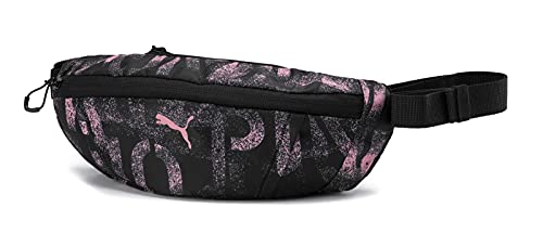 PUMA Damen PR Womens Waist Bag gürteltasche, Black-Bridal Rose-AOP, OSFA
