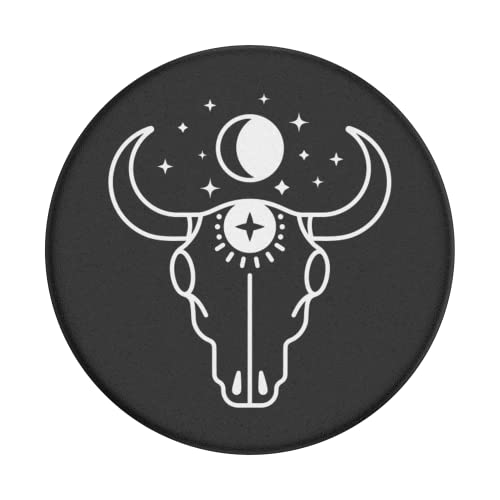 Image of PopSockets Phone Grip with Expanding Kickstand, Galaxy PopGrip -Bull Moon