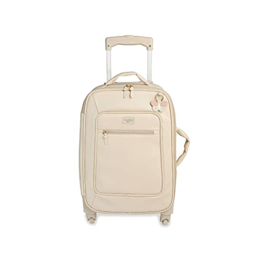 Mala de Maternidade com Rodinha Borboleta Marfim - Masterbag