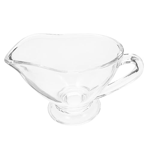 NAMOARLY Sauce Boat Sauce Pitchers Condiment Boats Soy Sauce Bowls Salad Dressing Dispenser Gravy Container Gravy Serving Boat Gravy Cup Loaf Tins for Baking Condiment Container Glass