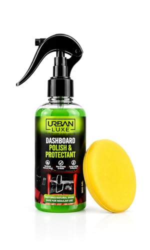 UrbanLuxe Car Dashboard Polish & Protectant | 300ml (335g) | Dashboard Dresser | Car Polish for Interior Plastic, Vinyl & Leather Trims | Herbal,Non Toxic | Protects, Shines & Conditions