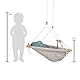 small foot Babyschaukel Seaside aus Holz und Stoff, Moderne Indoor-Schaukel mit Gurt für Babys, ab 12 Monaten, 12327
