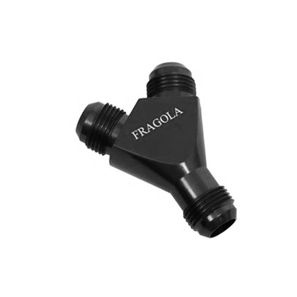 Fragola 3/8 NPT On/Off Shut Off Valve - Black, Female Inlet & #8 Male Outlet