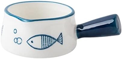 Pour Gravy Into The Dish Mini Milk Cup Creamer Jug Multifunctional Seasoning Dish Small Coffee Milk Pitcher Vinegar Sauce Cup with Handle Salad Dressing Server (Color : D) (D)