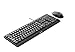 PHILIPS SPT6207BL Wired Keyboard Mouse Combo, Optical sensor, Splash resistant, Multimedia shortcut keys, Ergonomic design,home office, PC/laptop