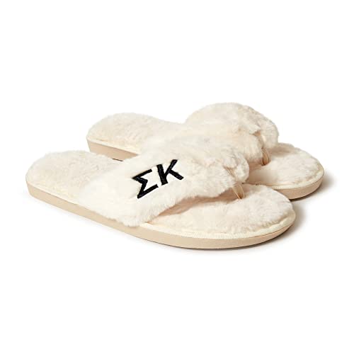 Sorority Shop Sigma Kappa Fuzzy Slippers Women