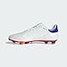 Adidas Men's Copa Pure II Club Flexible Ground Soccer Cleats, White/Lucid Blue/Solar Red 9.5 Medium