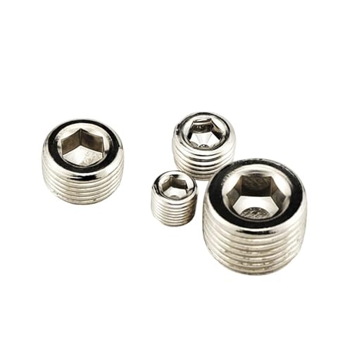 Tapón neumático NPT de cobre con conector hexagonal para zócalo modelo BD-01 5