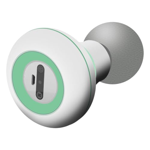 UKCOCO Mini Masseur Corporel Musculaire Vibrant Vert, Appareil de Massage Portatif pour Soulager Muscles et Douleurs, Outil Pratique de Relaxation Musculaire...