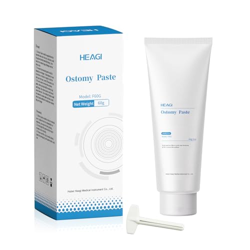 Heagimed Ostomy Paste Ostomy Supplies Alcohol-Free Skin Barrier Paste Stomahesive Paste for Reducing the Leakage of Colostomy Bags 2.1 Ounce Tube