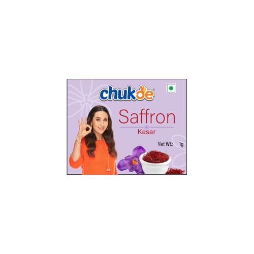 Image of Chukde - Kesar (0.03 OZ) - Saffron - Enhancing Dishes, Desserts, and Beauty Treatments - Rich Flavor and Aroma - Ideal For Culinary, Health, and Skincare Applications - 1 Gm