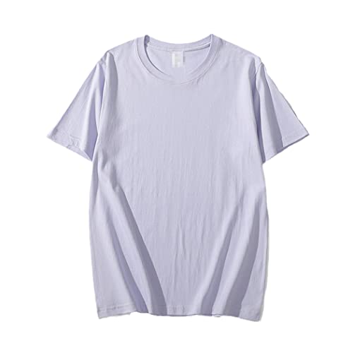 T-shirt d'été Harajuku homme col rond blanc coupe ample anti-transpiration taille M