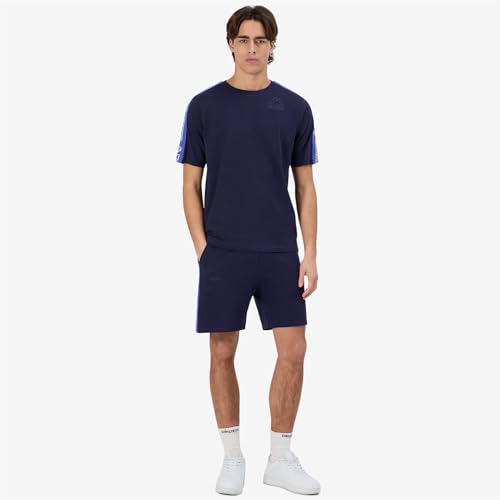 Short de sport Kappa bleu homme coton taille XS vêtement Sportstyle