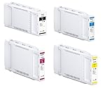 cartouches epson originales cartouches d'encre originales dans un ensemble : noir (350 ml) + cyan, magenta, jaune (110 ml chacune)