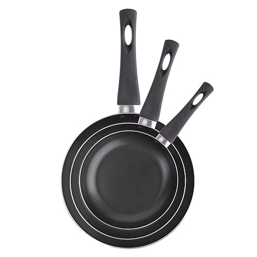 RB RENBERG – Juego de 3 Sartenes – Tamaños 20+24+28 cm - Fabricadas en Aluminio Prensado – Total Antiadherencia –Apto para Todo Tipo de Cocinas incluyendo Inducción