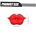 HONMEET 3 piezas Chupetes Divertidos de para Bebés Diseño Labios Rojos Herramienta de Sueño y para Bebés de Accesorio de Seguro y Duradero Imagen de HONMEET 3 piezas Chupetes Divertidos de para Bebés Diseño Labios Rojos Herramienta de Sueño y para Bebés de Accesorio de Seguro y Duradero