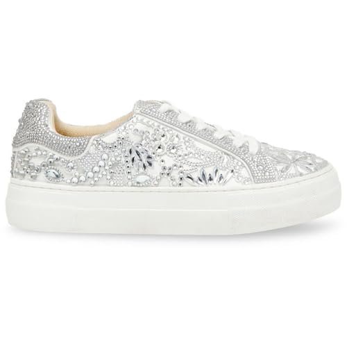 Betsey Johnson Womens Reily Lifestyle Rhinestone Casual and Fashion Sneakers3