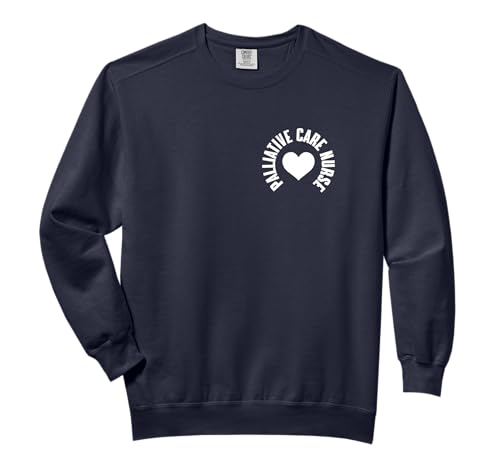 Palliative Care Nurse Pocket Apparel End-Of-Life Hospice Comfort Colors Adult Sweatshirt
