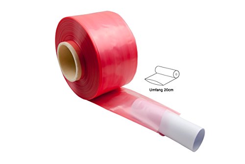 Preisvergleich Produktbild Folienschlauch 50µm, 10cm Breite, 170°C