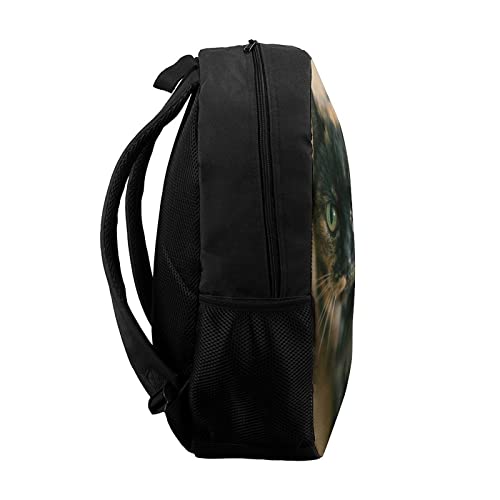 Sac d'école de mode chat anti-mal de dos léger et spacieux - 3