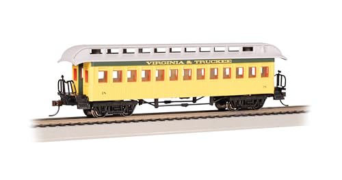 Voie H0 Bachmann réplique de voiture voyageur en bois Virginia Truckee