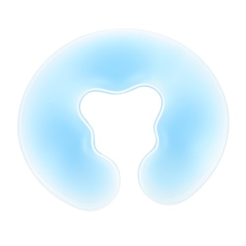 Coussin silicone massage visage bleu oreiller de u lavable table soin esthétique pieds