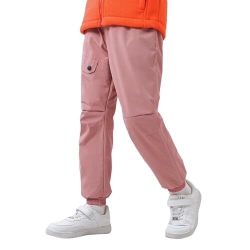 Pantalon de randonnée imperméable pour enfant trekking et jogging en taille élastique