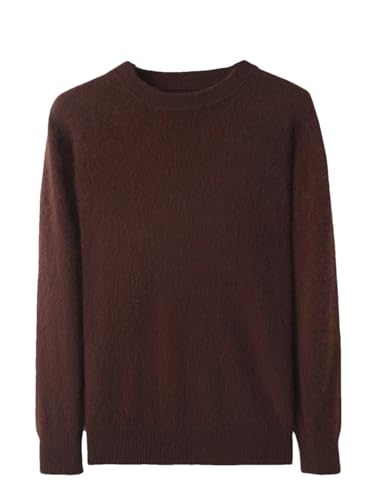 Men's Cashmere Sweater O-Neck Pullovers Knit Sweater Long Sleeve Jumpers Tops