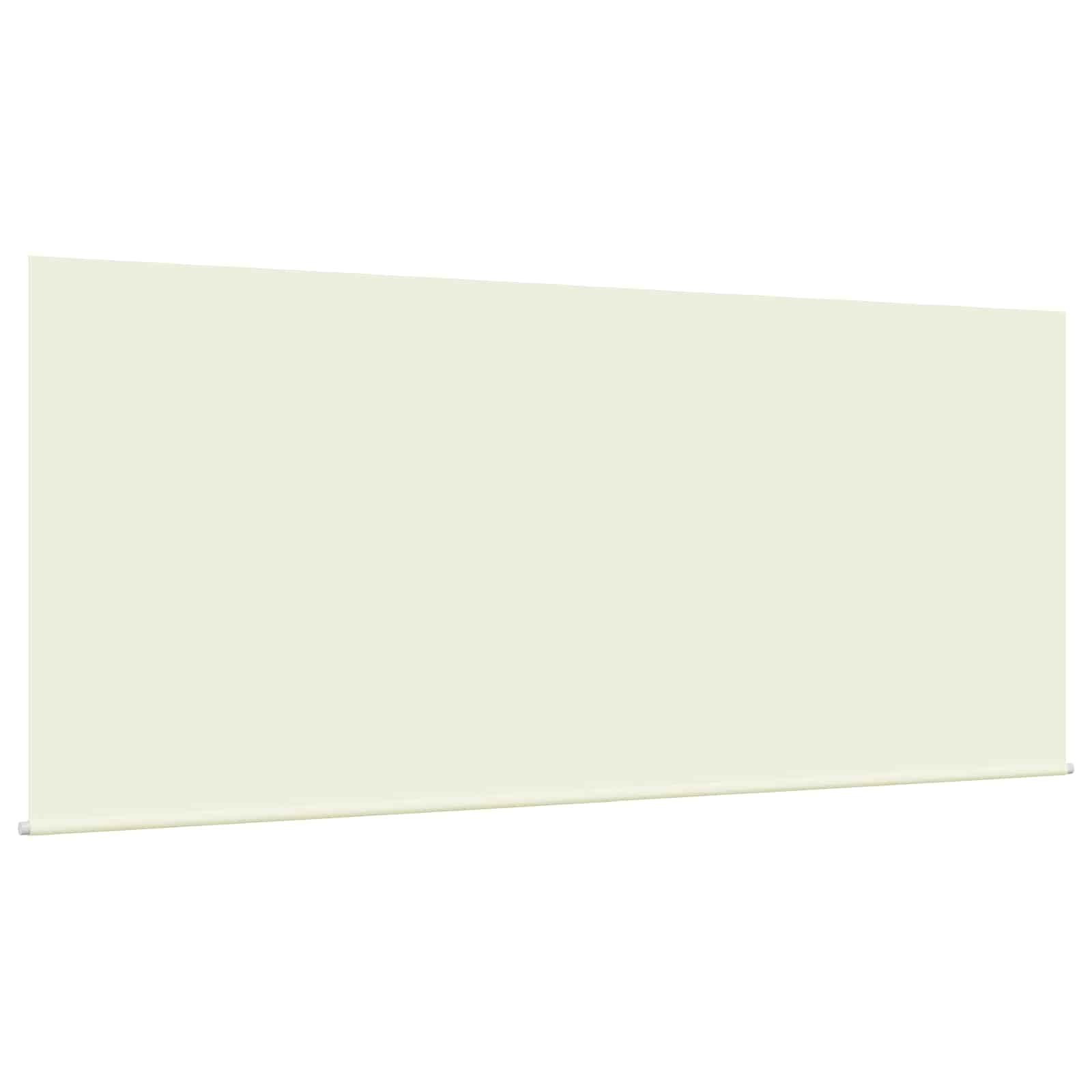 Tenda da sole retrattile color crema, 350 x 250 cm, in poliestere e alluminio, con veneziana, resistente alle intemperie, resistente ai raggi UV, funzionamento manuale per giardino, balcone