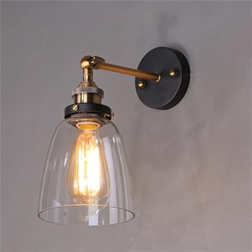 Lampe murale rétro en forme de cloche pour éclairage de chambre