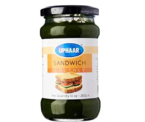 UPHAAR Sandwhich Chutney/Pasta 283g - Uphaar Sandwhich Chutney es una deliciosa mezcla de cilantro y variedad Cover