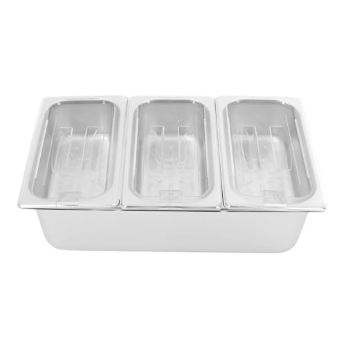 Rectangular Countertop Stainless Steel Catering Pan Set with Lid for Buffet and Event Large Capacity Food Display Tray