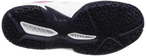 [MIZUNO(ミズノ)] テニスシューズ ブレイクショット 2 OC ホワイト×ネイビー×ピンク 23 cm 2E 4枚目