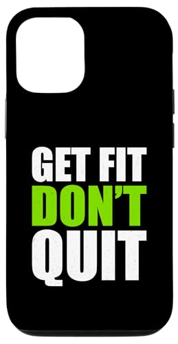 Get Fitter Train Hard Dun Quit �W�� ���`�x�[�V���� �t�B�b�g�l�X���D�� �X�}�z�P�[�X iPhone 12/12 Pro �p